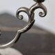 Vintage Pewter Double-Arm Candelabra – Art Nouveau Style Candle Holder