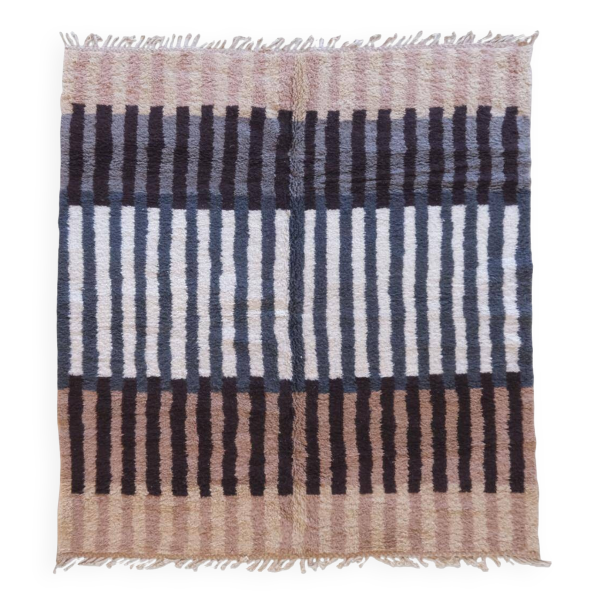 Tapis Contemporain à Rayure - 300 x 253 cm