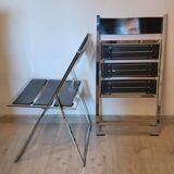 Pair of folding chairs, 1980s