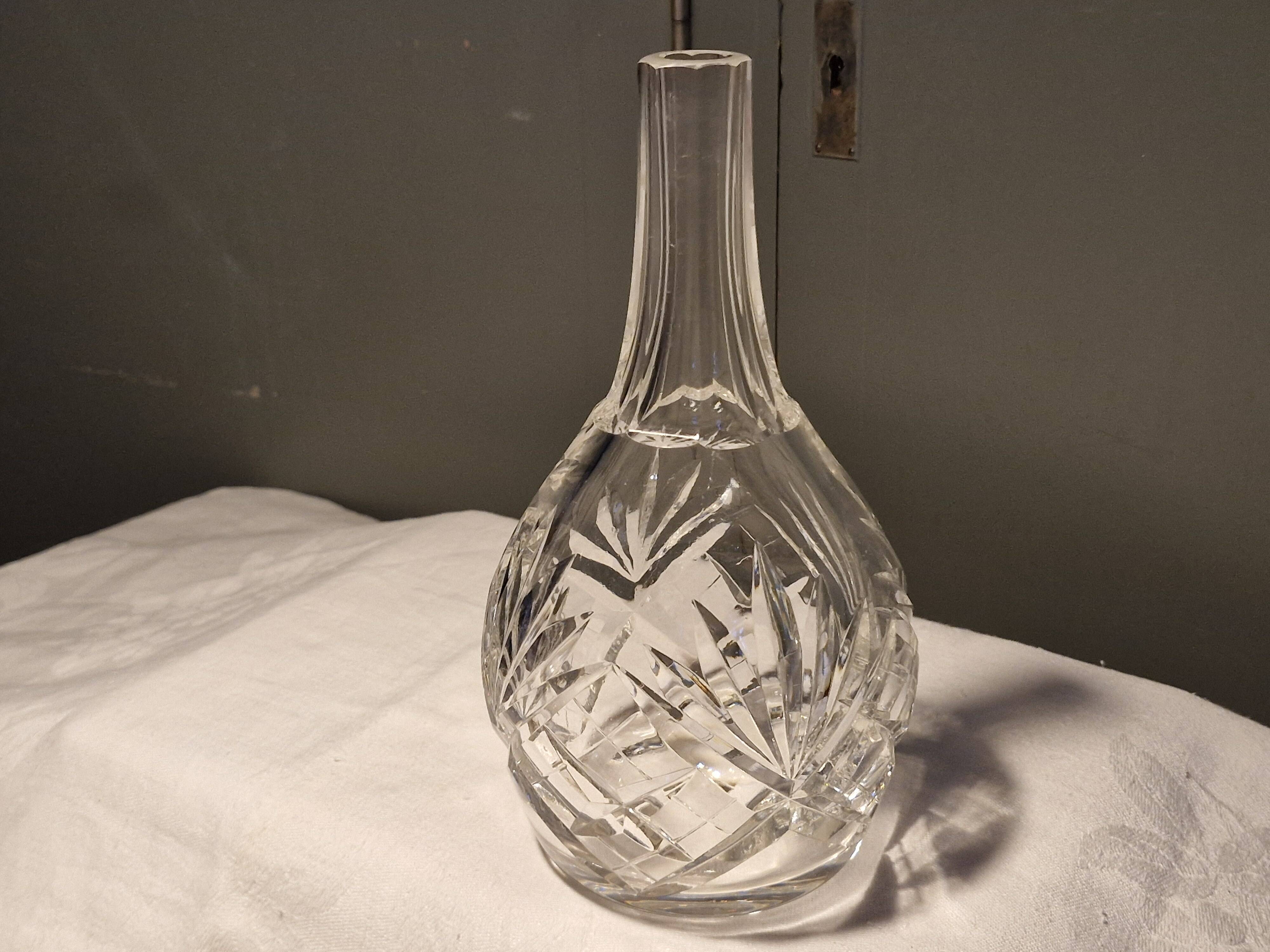 Saint Louis - Stamped soliflore vase - cut crystal - Height 22 cm