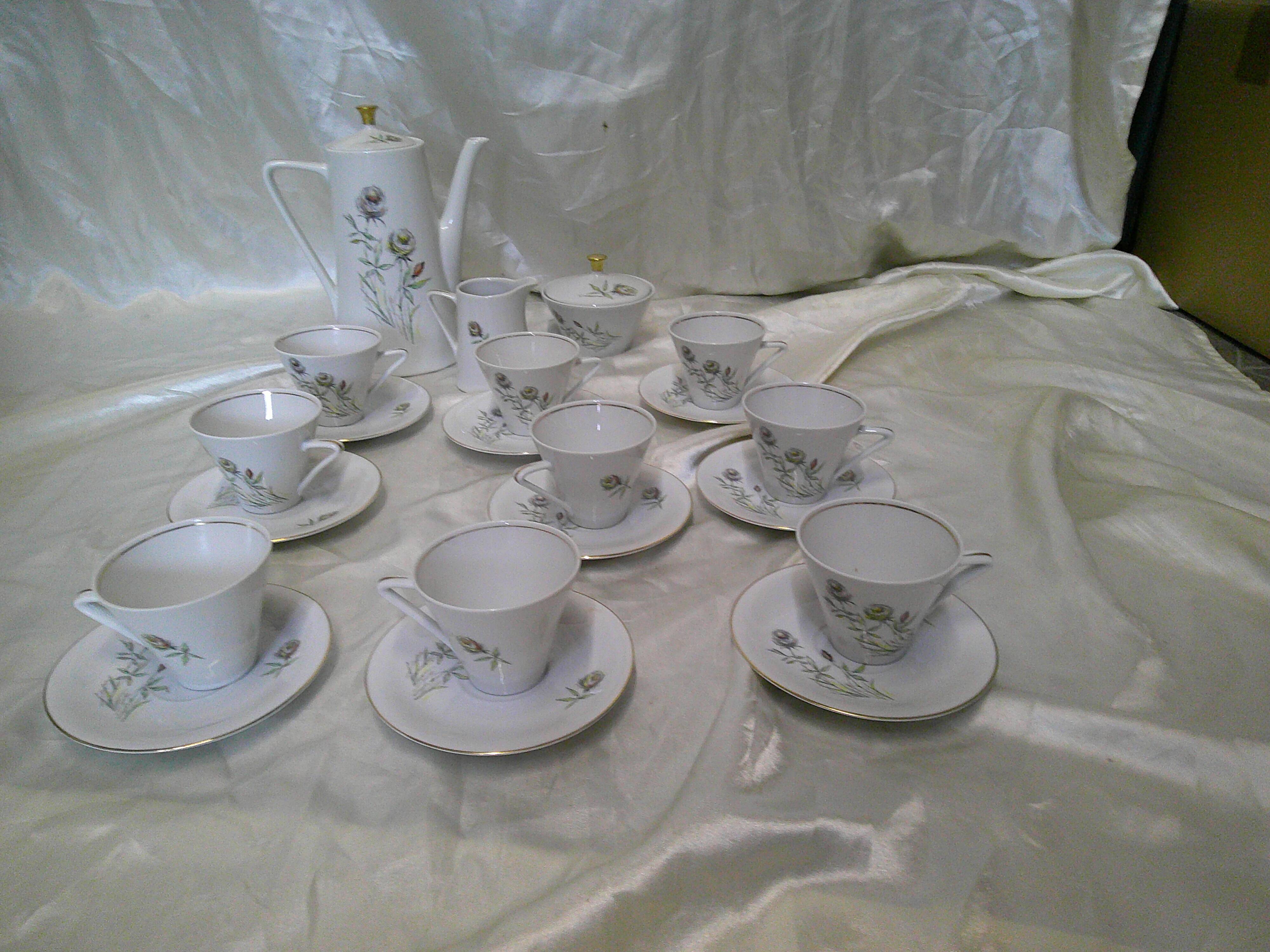 Vercor Porcelain Coffee Service Model Barbara