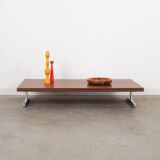 Walnut coffee table, Danish design, 1980s, made in Denmark