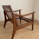Scandinavian armchair in solid teak