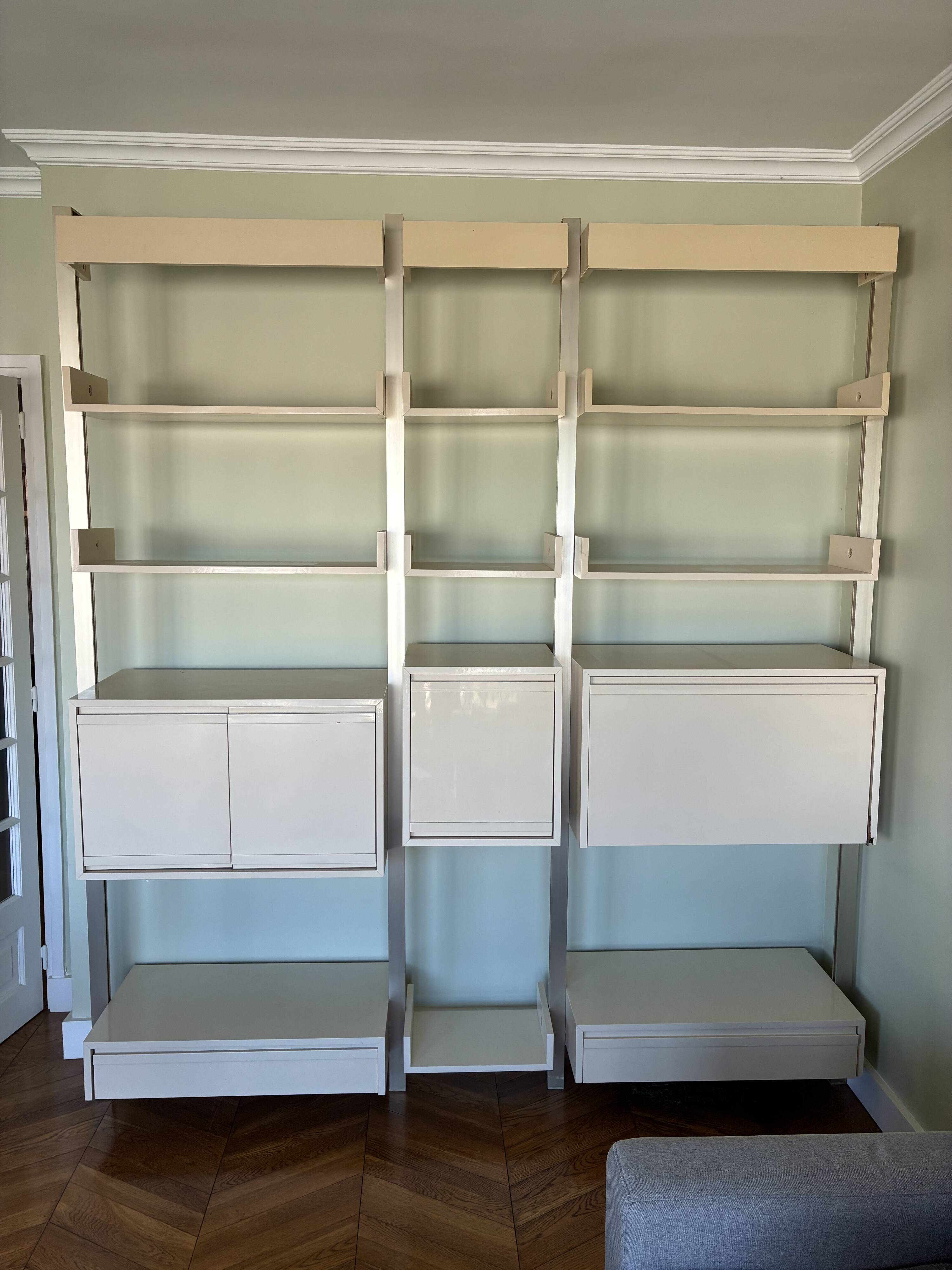 Ligne Roset, complete modular wall unit - Michel Ducaroy