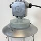 Vintage Industrial Aluminium Lamp with Milk Glass, 1970s