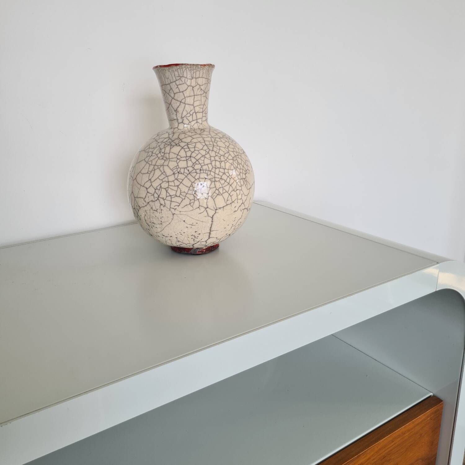 Raku vase