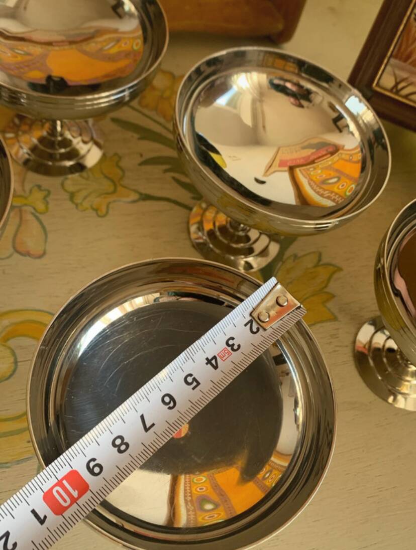 Set of 6 "Sully" Cups by Létang & Rémy French – 1