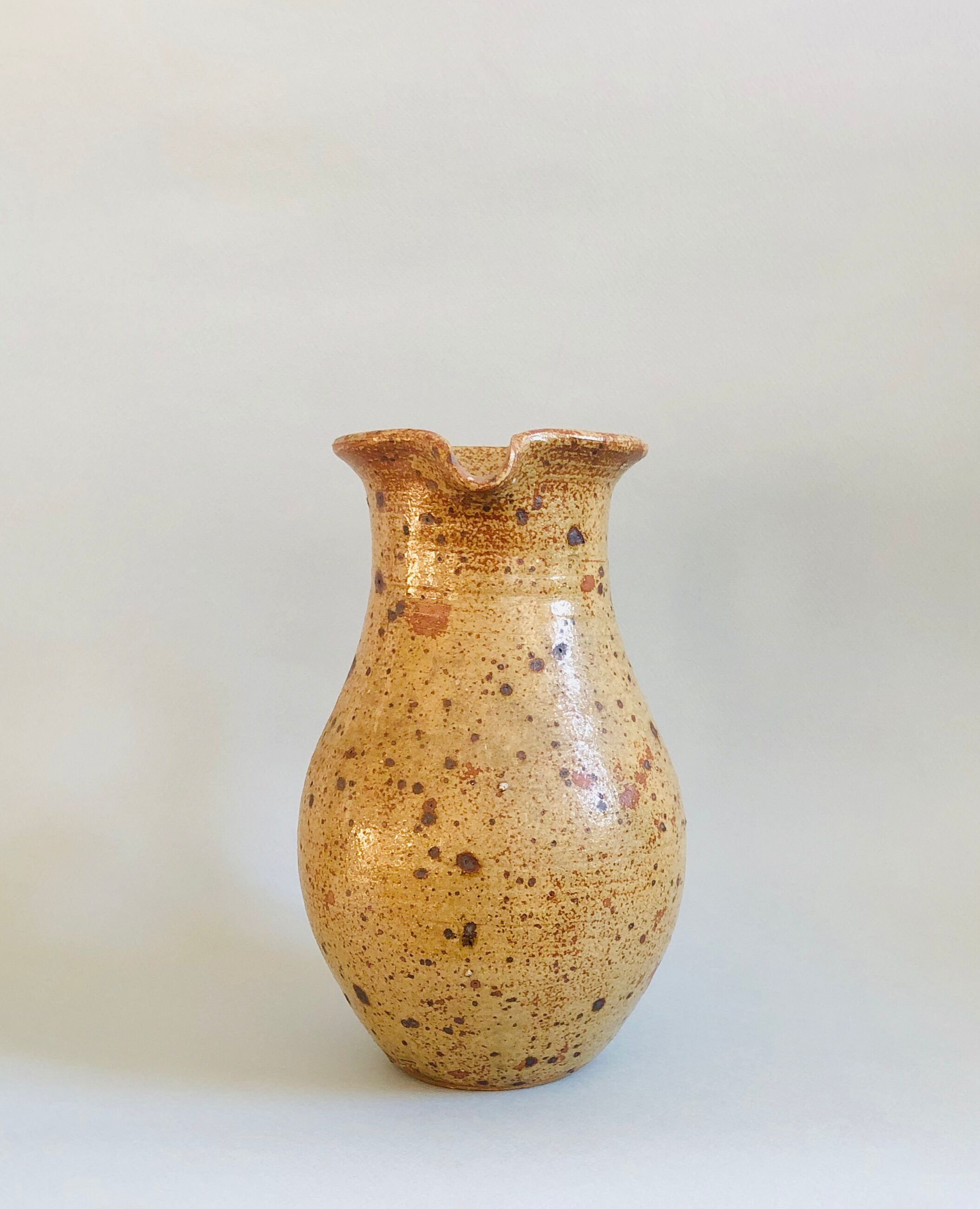 Large pyrity sandstone pitcher vase