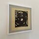 Portrait of a Man, 1972, Linocut, Framed