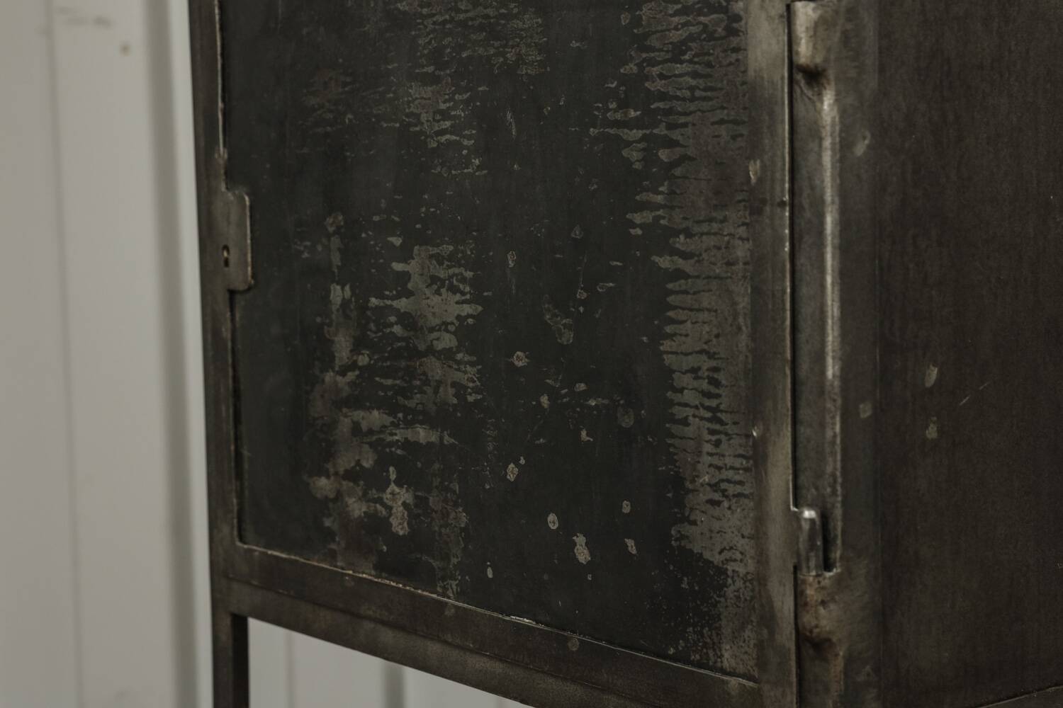 Vintage industrial dentist cabinet - metal glass cabinet