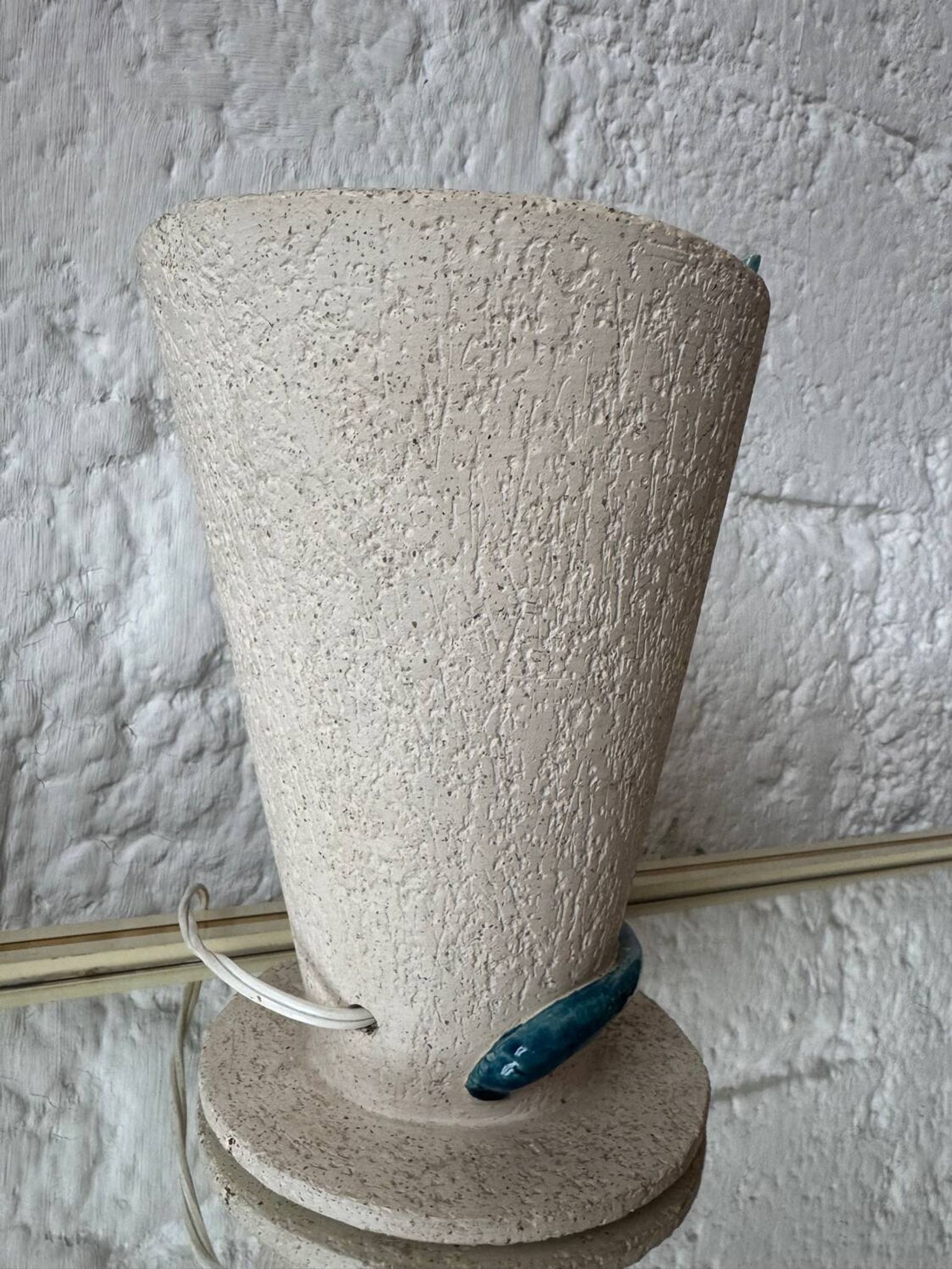 Lampe céramique artisanale vintage 