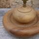 Pied de lampe en bois tourné