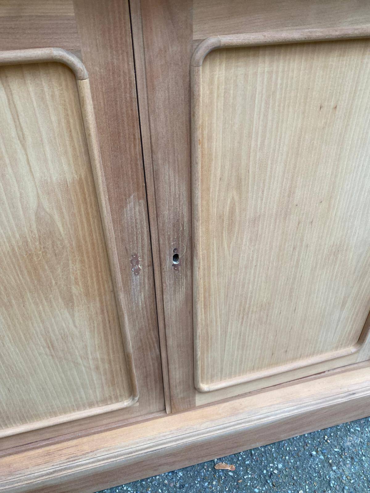 Buffet impérial rénové en bois du 20ème 120cm