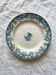 Ironstone footed plate by Perles U&C Sarreguemines