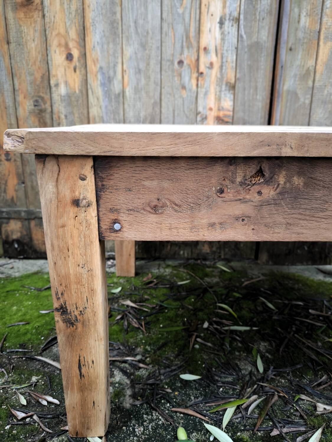 Wooden coffee table