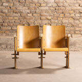 Pair of cinema folding seats