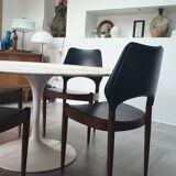 Set of 4 Danish teak chairs from the 60s