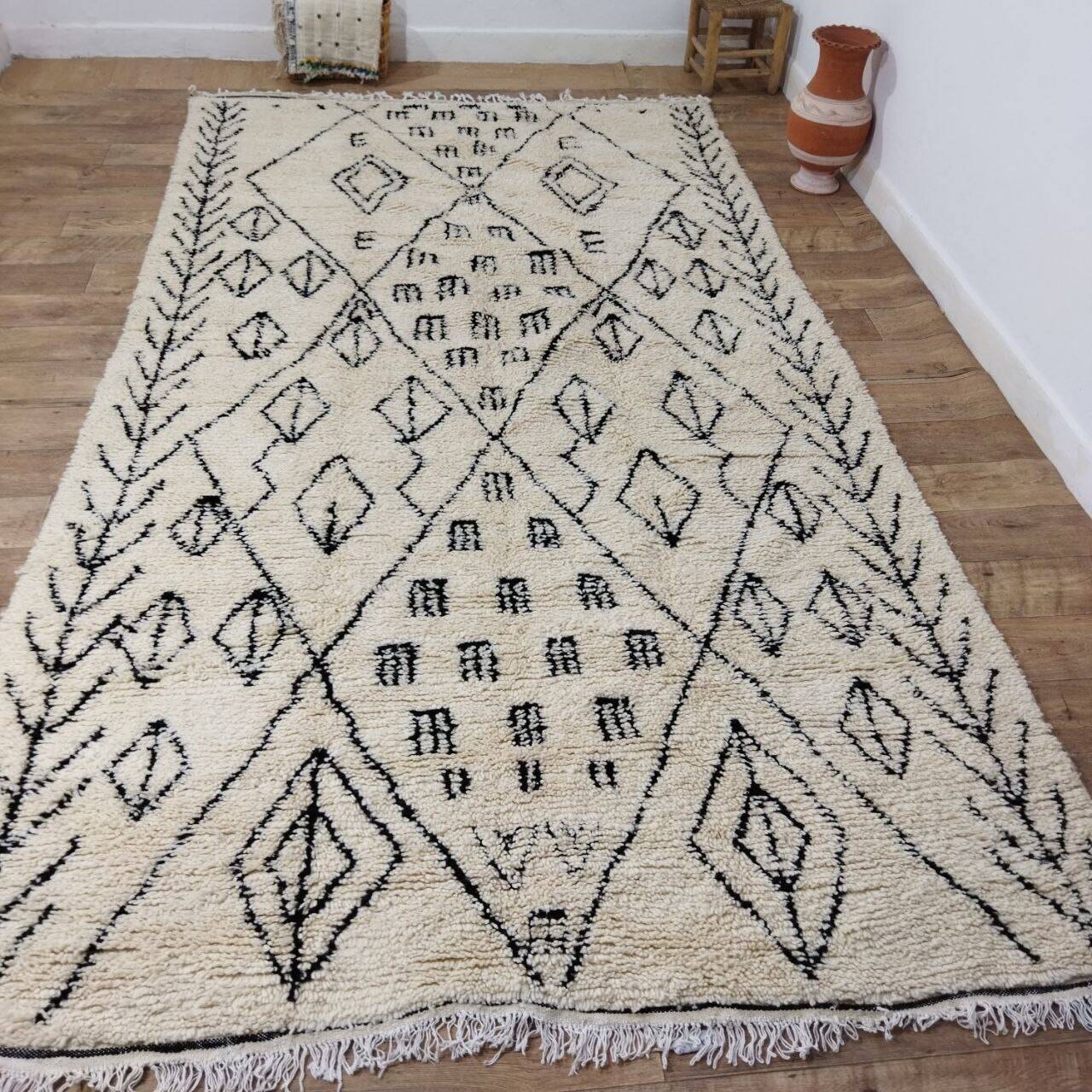 Berber abstract rug 350 X192 CM