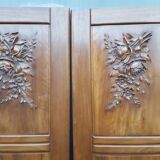 Pair of solid wood Art Deco doors
