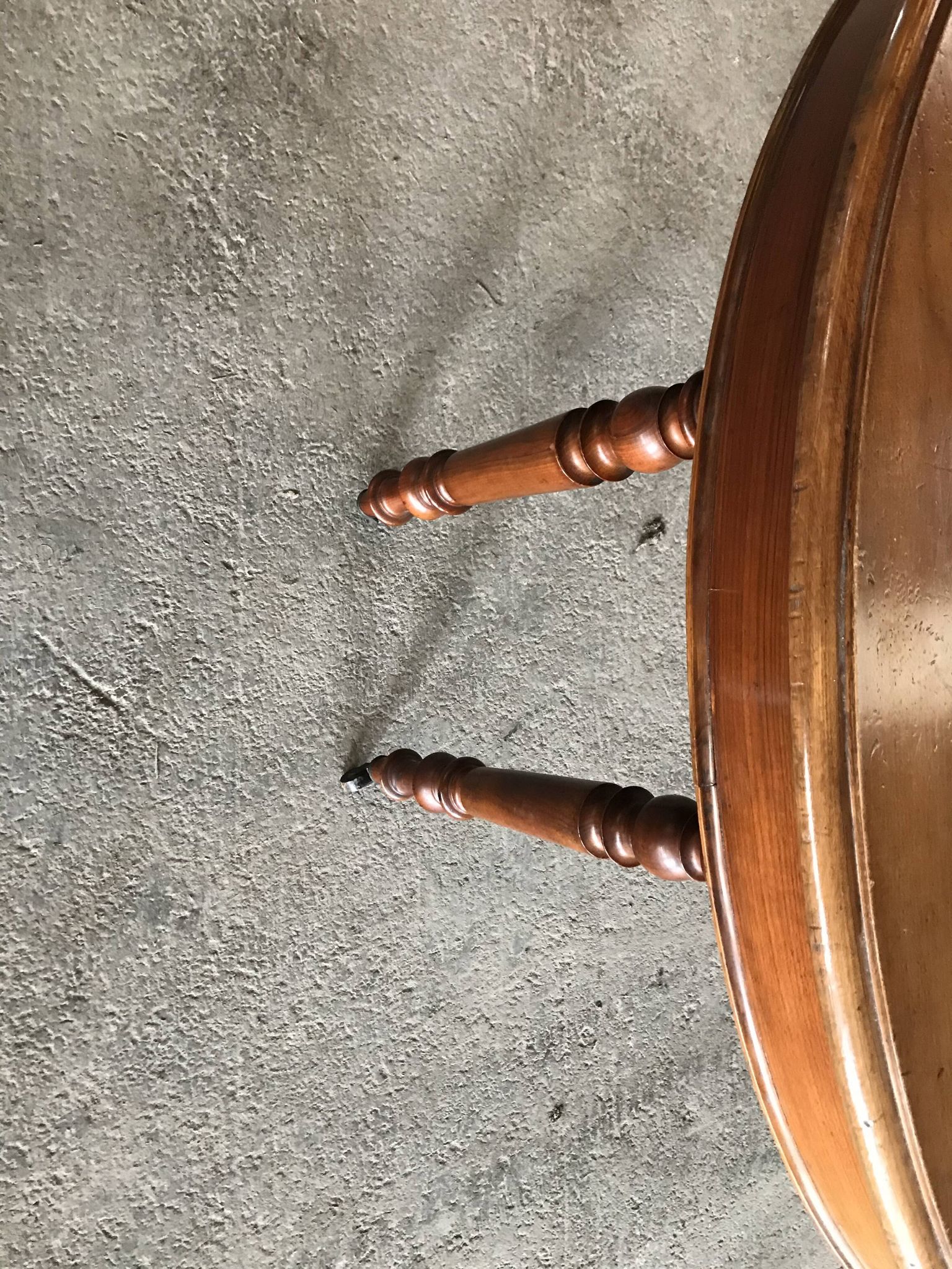 Table ovale à manger Napoléon III avec 3 allonges