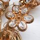 Brass and crystal art deco wall lamp attributed to palwa, 1960s