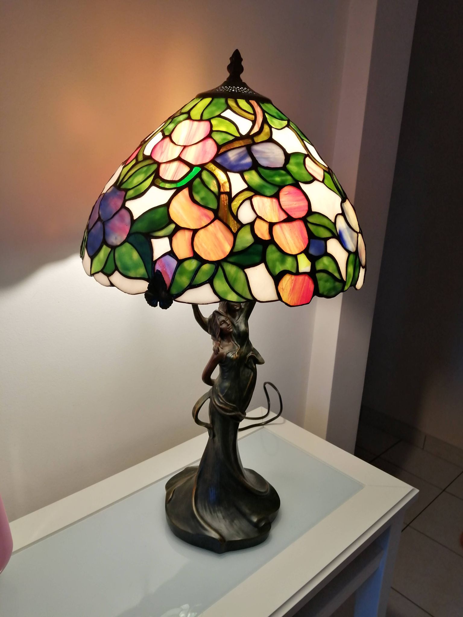 Lampe en Pâte de Verre