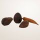Ensemble de fruits décoratifs en bois sculpté