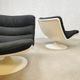 Vintage Dutch design swivel chairs Geoffrey Harcourt Artifort F978
