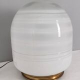 Vintage 70s table lamp in murano glass design barbini
