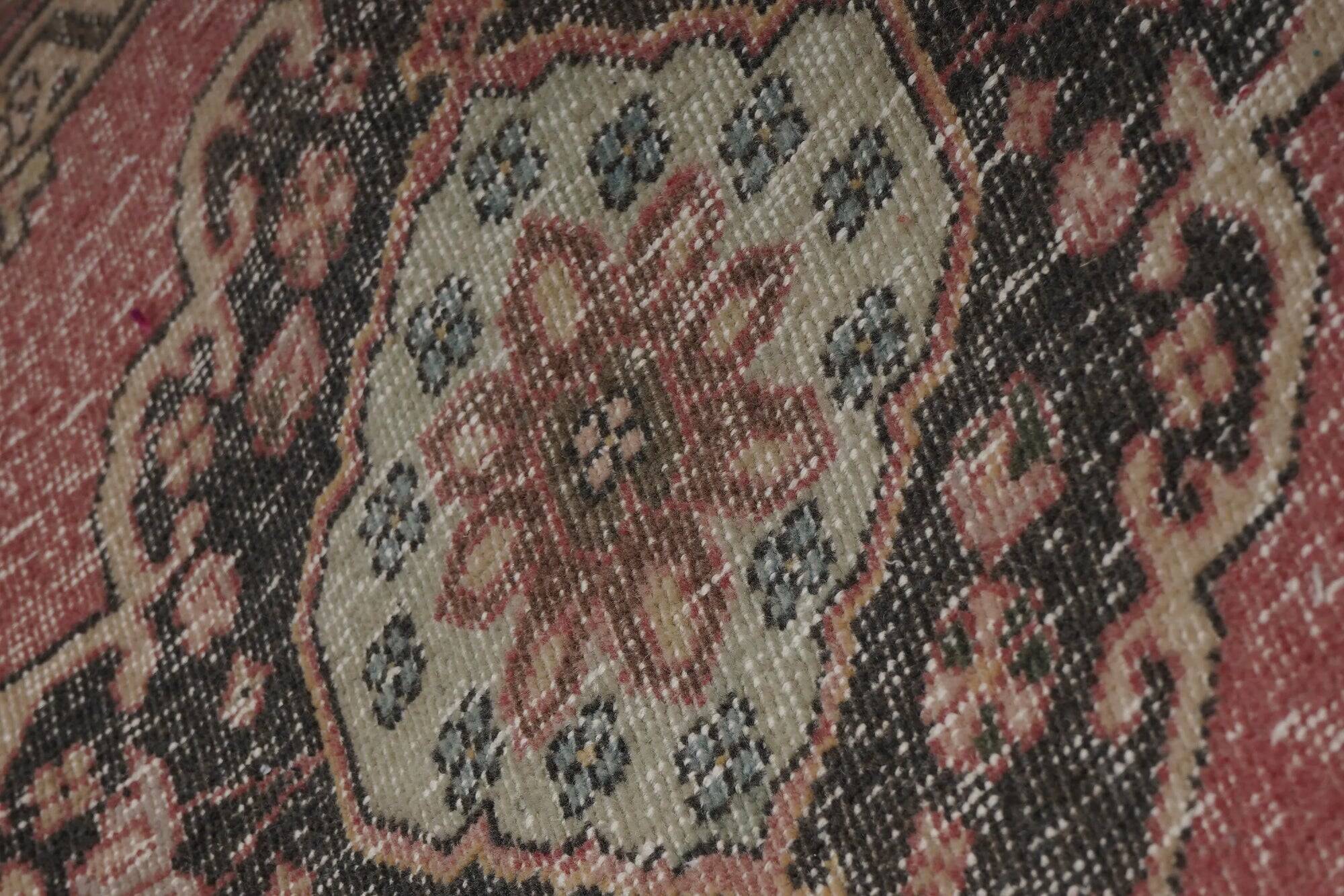 Vintage Turkish hallway rug 71x756 cm