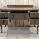 English Chippendale oak desk from the 1930s