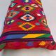 Coussin de sol kilim géant, coussin de sol kilim complet 90x46x25 cm, rouleau 2560