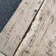 Renovated 19th-century solid oak farmhouse coffee table.