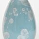 Turquoise blue porcelain vase
