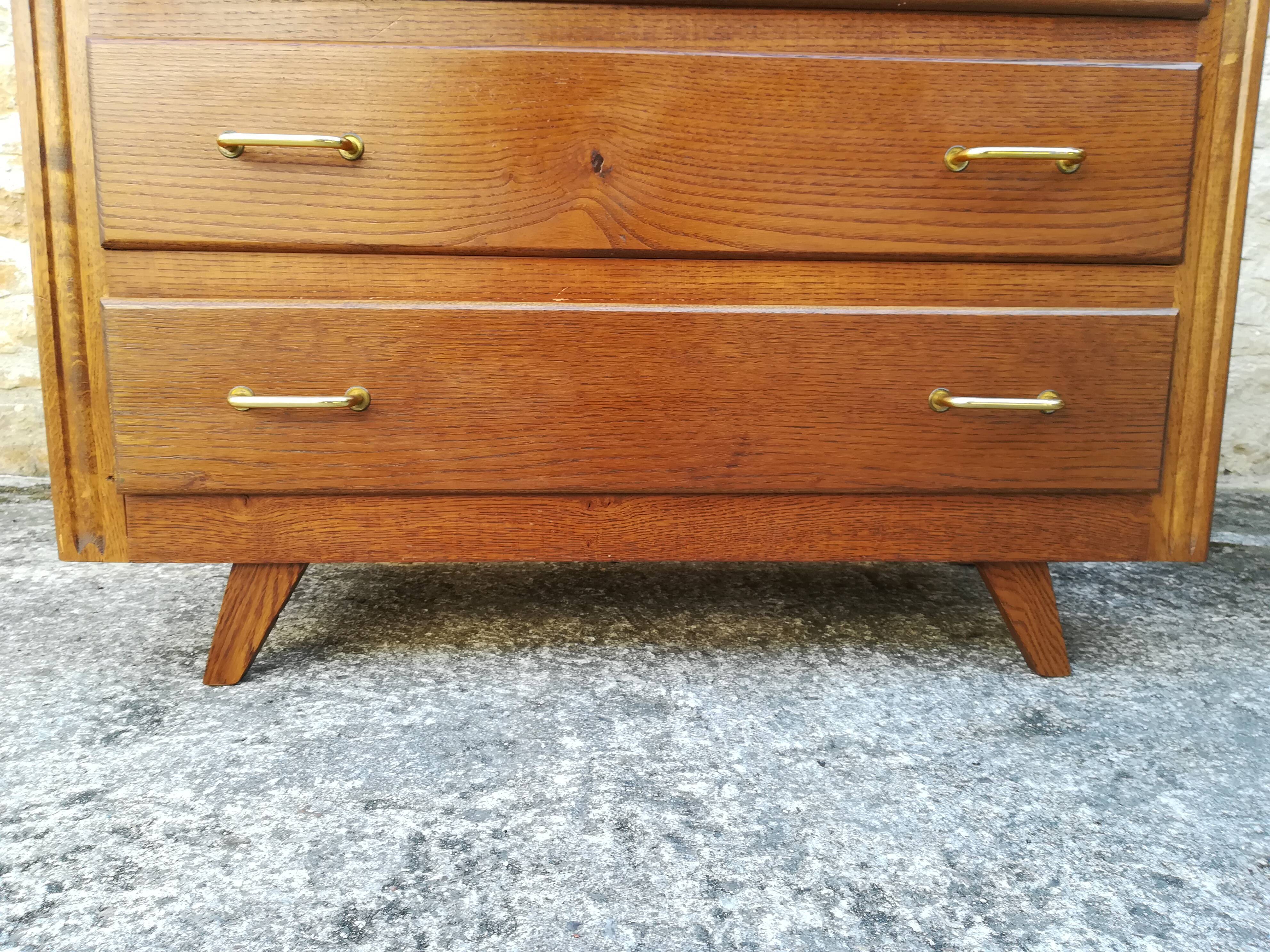 Commode vintage en chêne