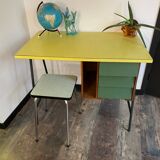 Yellow formica desk