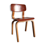 Children's school chair made of vintage wood