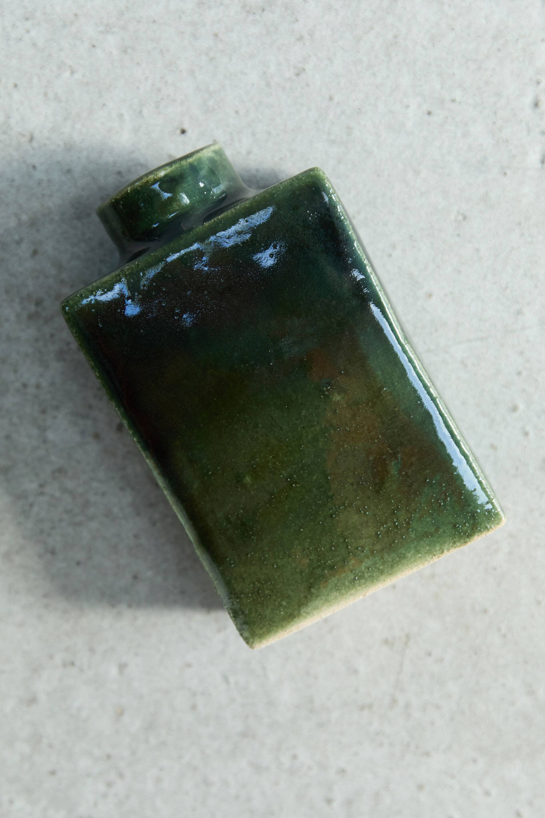 Cuubik Small Emerald Vase