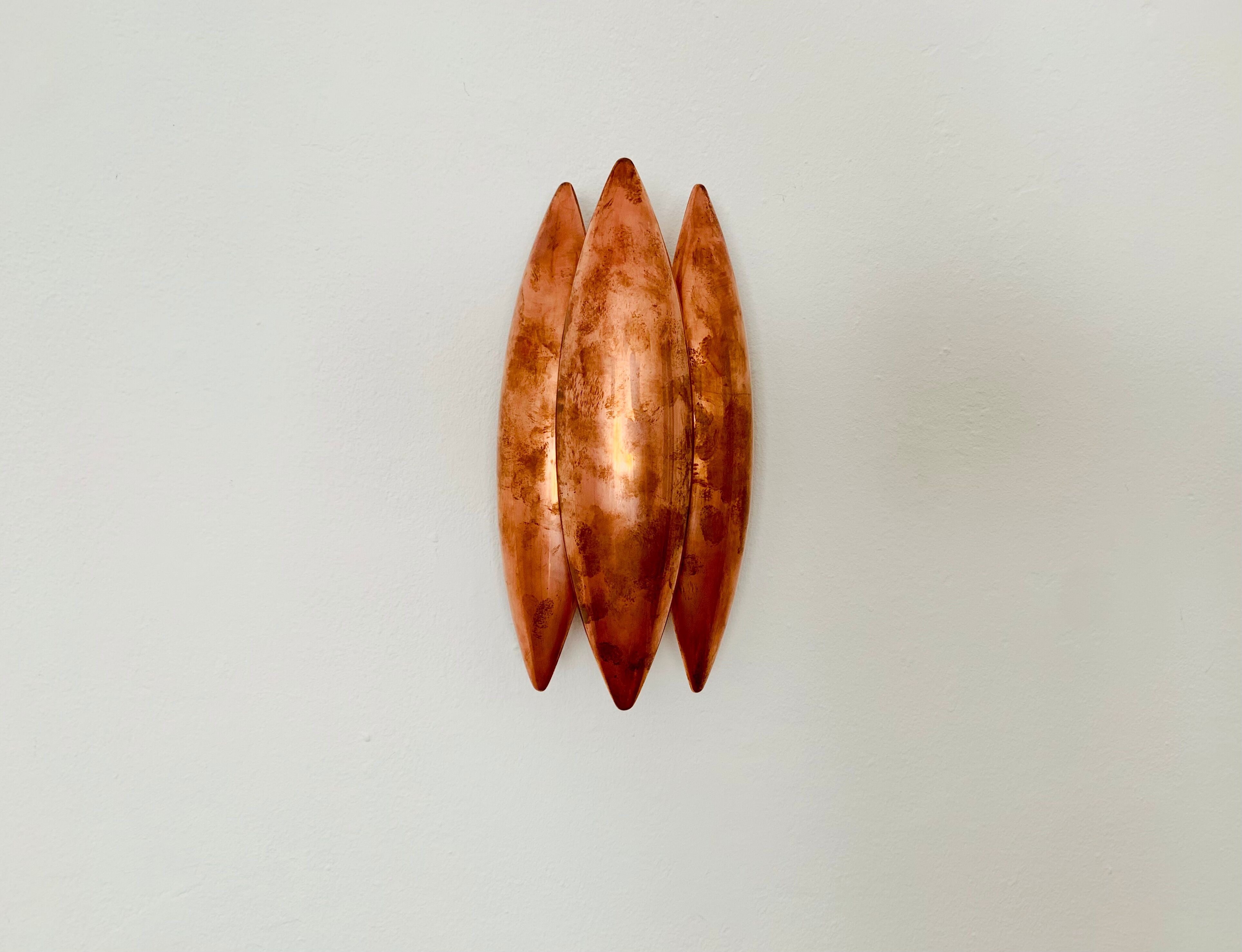Set of 2 Unique Patinated Danish Kastor Sconces by Jo Hammerborg for Fog an