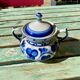 Sucrier porcelaine vintage URSS