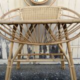 Anne bamboo dressing table vintage, 1960s