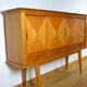 Vintage 1950 Compass Foot Buffet