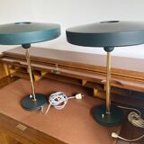 Two "Timor 69" table lamps by Louis Kalff for Philips (1970)