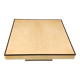 Table basse en peau de chèvre laquée Aldo Tura, années 1960