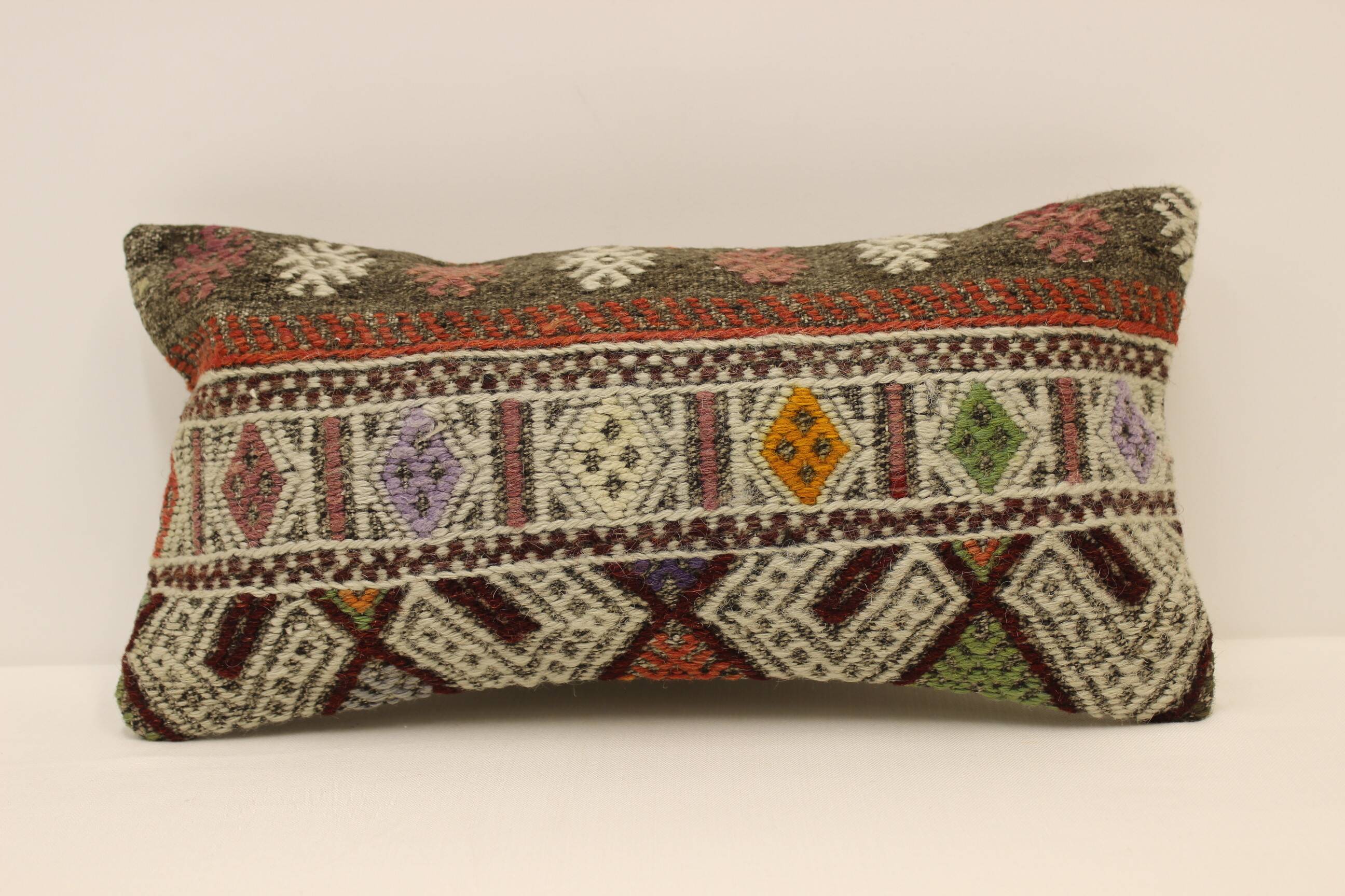 Turkish kilim cushion, 20x40 cm, YK-213