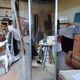 LARGE SILVER FLOOR MIRROR (GATSBY model)