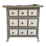 Castilian style wooden chest of drawers
