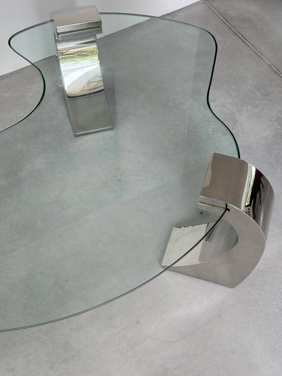 Superb postmodern Italian design coffee table from the 2000s