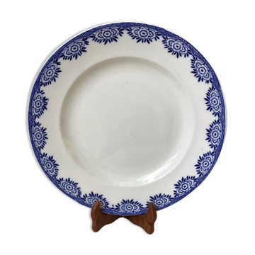 Plat rond DIgoin Sarreguemines Casino modèle "Capri" années 50-60