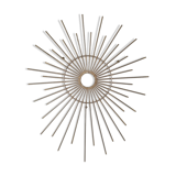 Metal sun mirror support height 70cm width 56cm - 60s